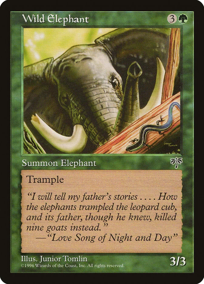 Wild Elephant 「MIR/254」「EN」