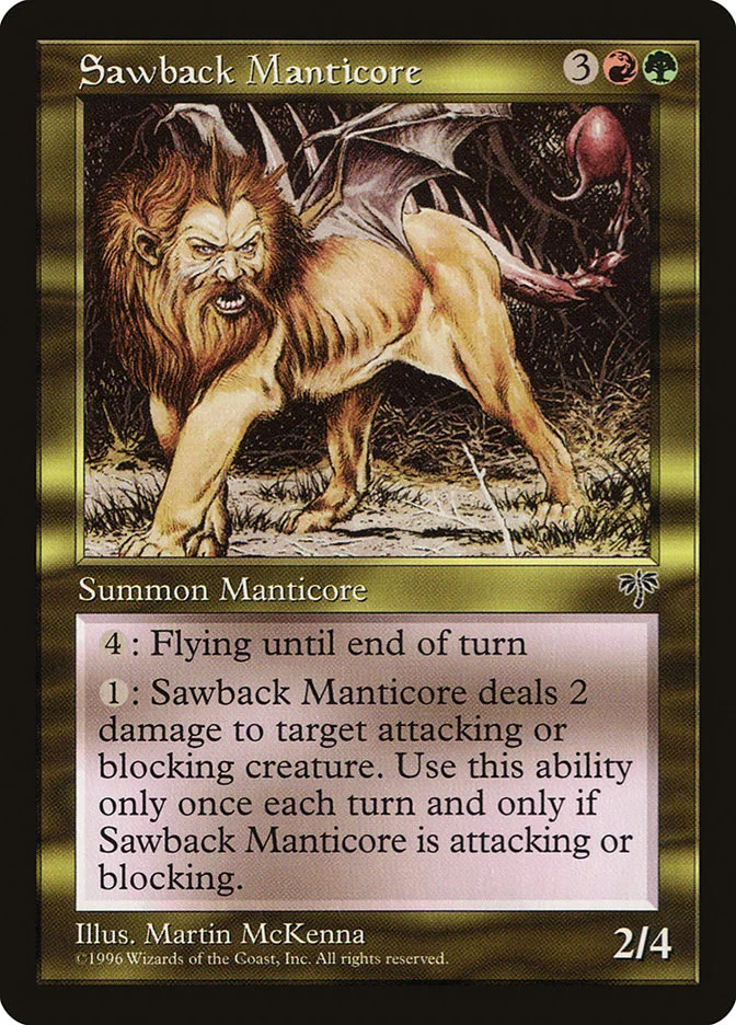 Sawback Manticore 「MIR/281」「EN」
