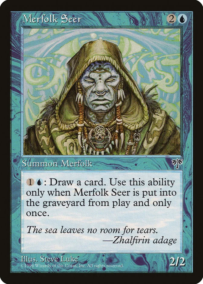 Merfolk Seer 「MIR/76」「EN」