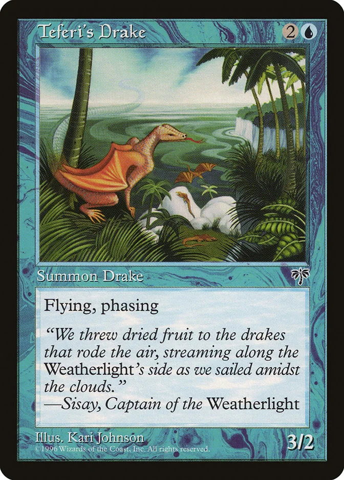 Teferi's Drake 「MIR/97」「EN」