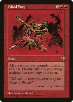 Blind Fury #158 · Magic: The Gathering