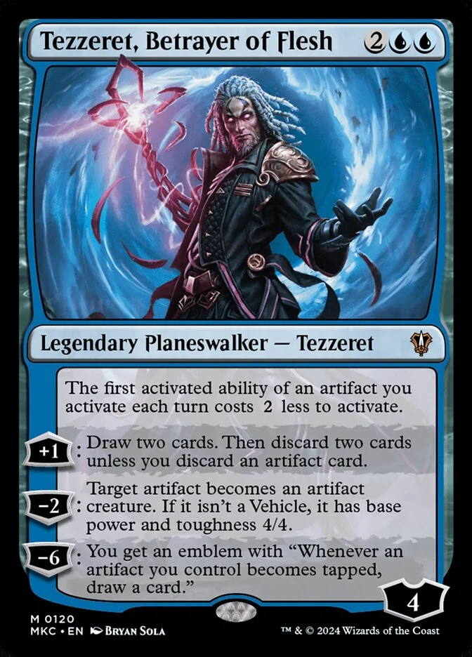 Tezzeret, Betrayer of Flesh 「MKC/120」「EN」