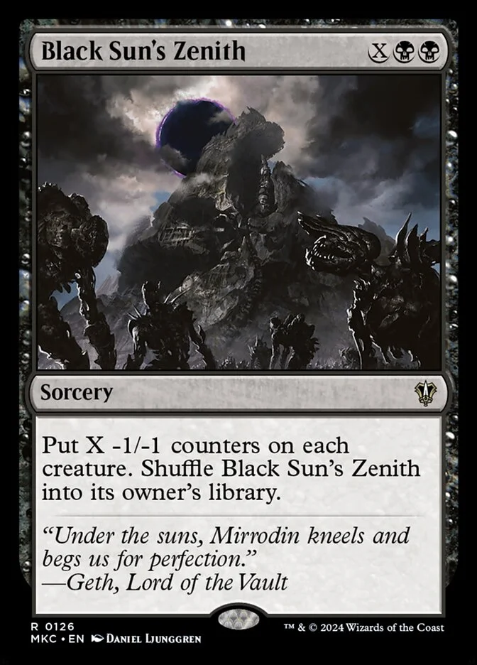 Black Sun's Zenith 「MKC/126」「EN」
