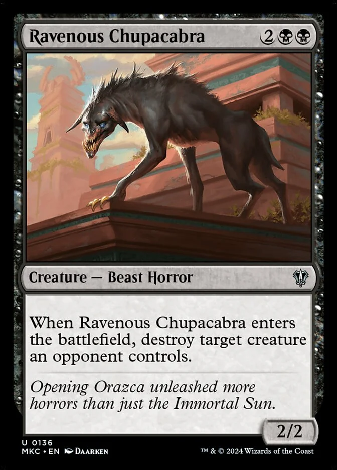 Ravenous Chupacabra 「MKC/136」「EN」