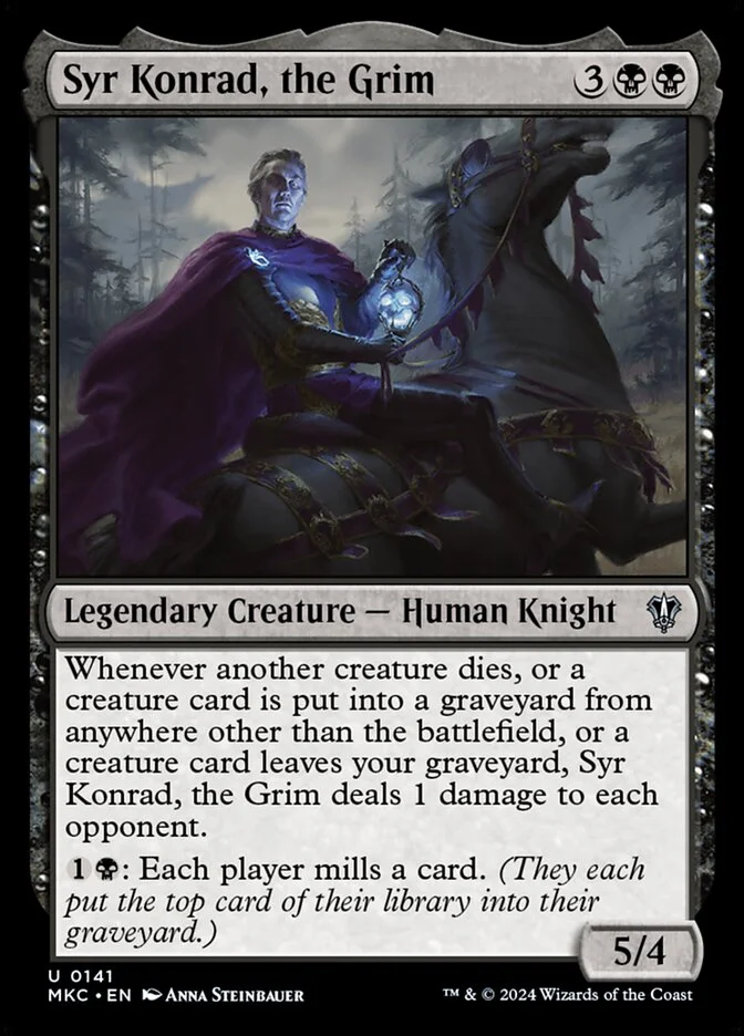 Syr Konrad, the Grim 「MKC/141」「EN」