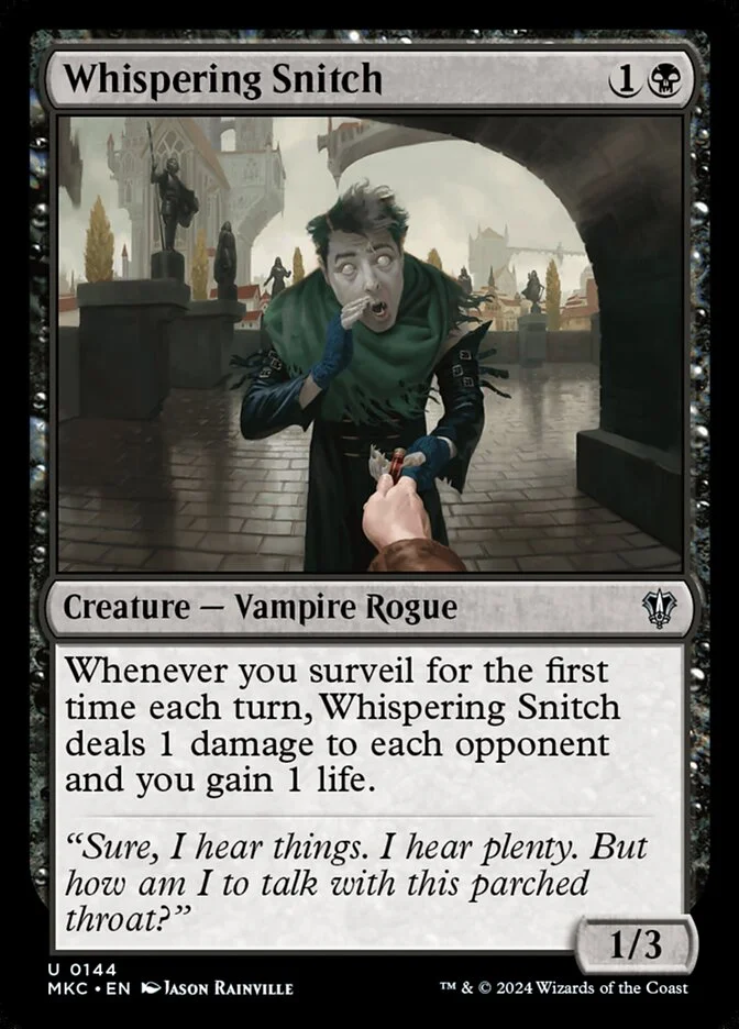 Whispering Snitch 「MKC/144」「EN」