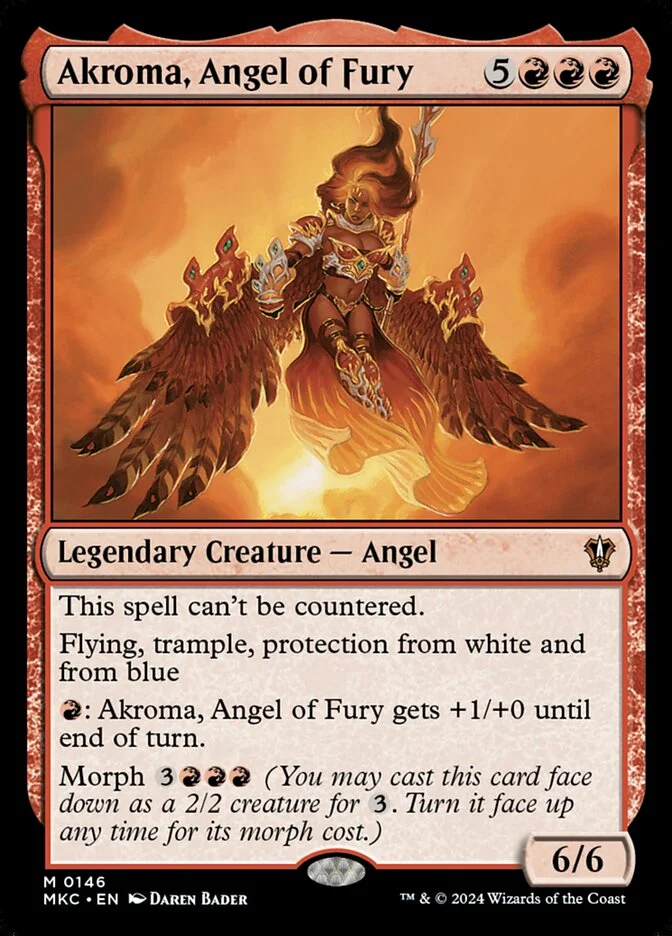Akroma, Angel of Fury 「MKC/146」「EN」