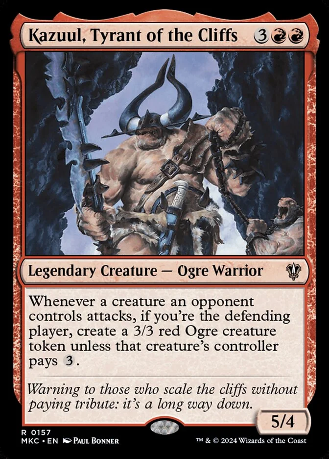 Kazuul, Tyrant of the Cliffs 「MKC/157」「EN」