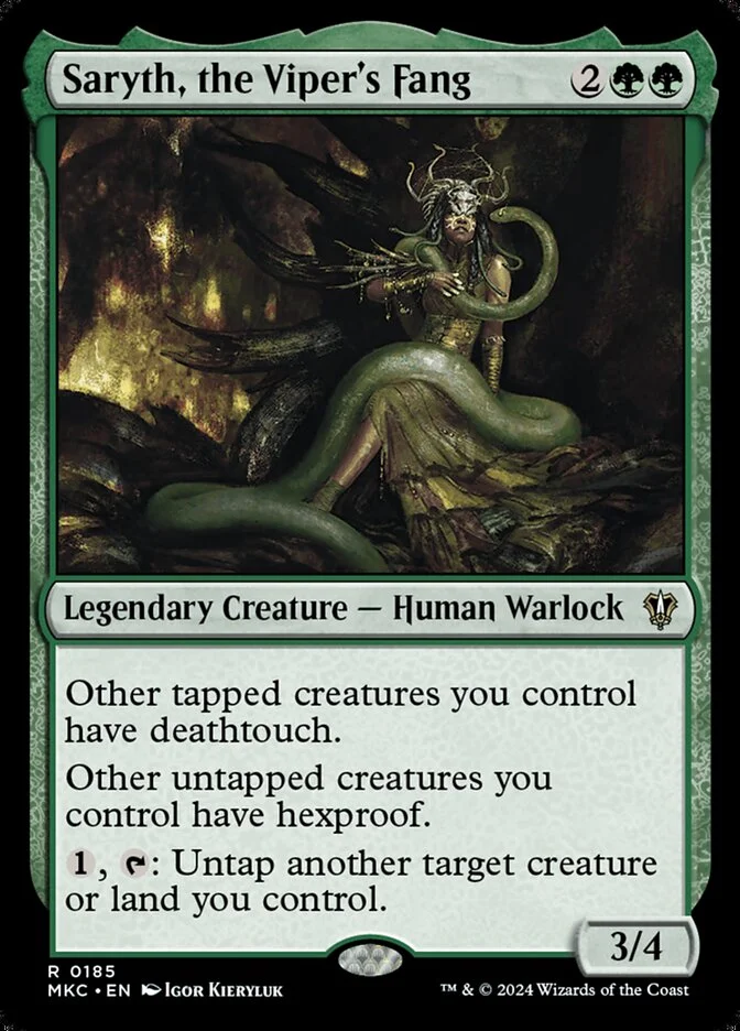 Saryth, the Viper's Fang 「MKC/185」「EN」