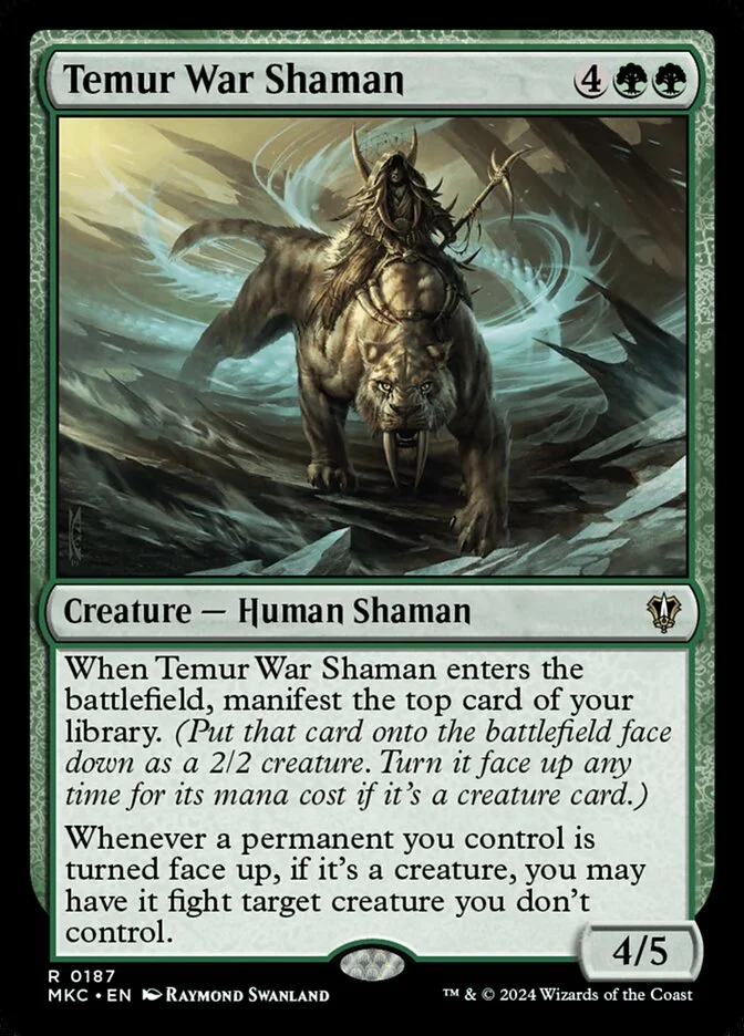 Temur War Shaman 「MKC/187」「EN」