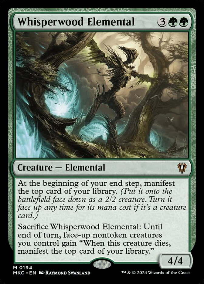 Whisperwood Elemental 「MKC/194」「EN」