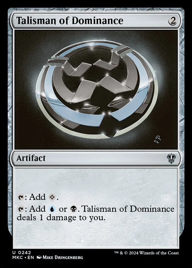 Talisman of Dominance 「MKC/242」「EN」