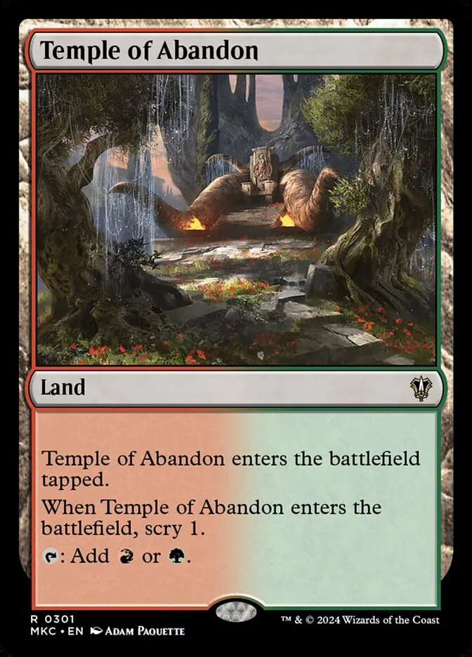 Temple of Abandon 「MKC/301」「EN」
