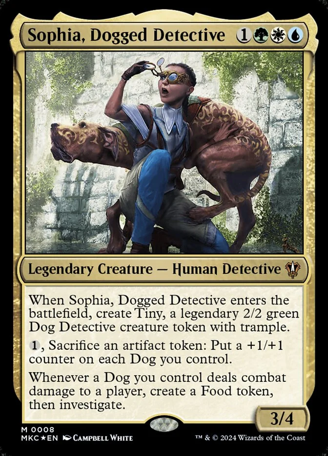Sophia, Dogged Detective 「MKC/8」「EN」