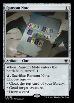 Ransom Note #48 · Magic: The Gathering