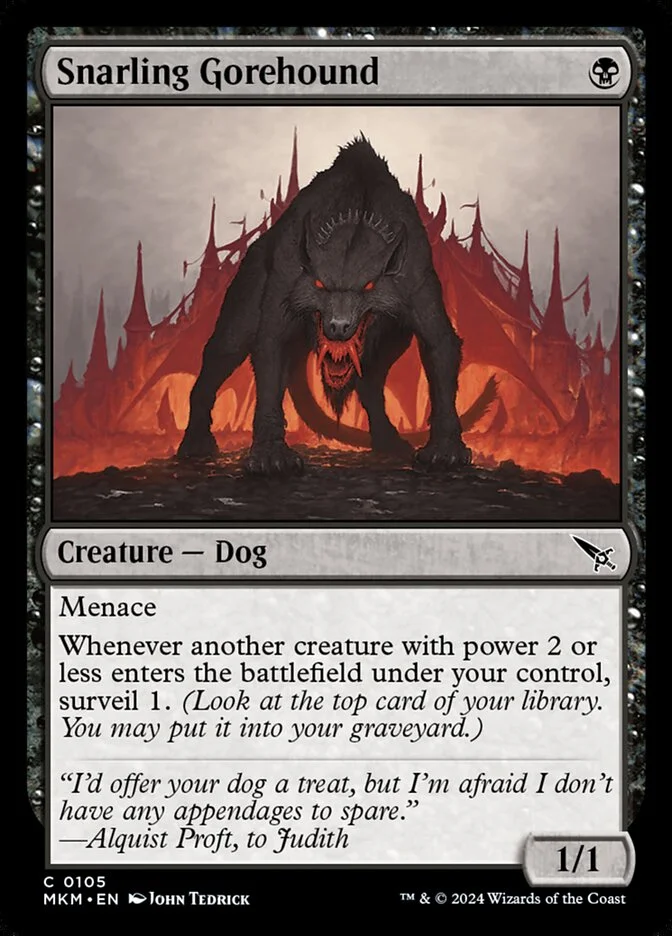 Snarling Gorehound 「MKM/105」「EN」