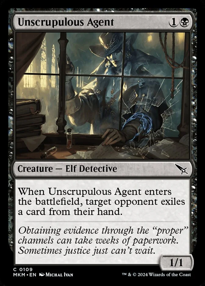 Unscrupulous Agent 「MKM/109」「EN」