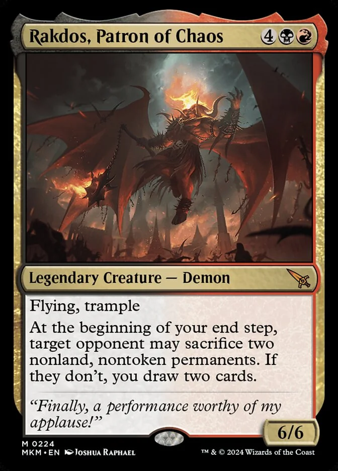 Rakdos, Patron of Chaos 「MKM/224」「EN」