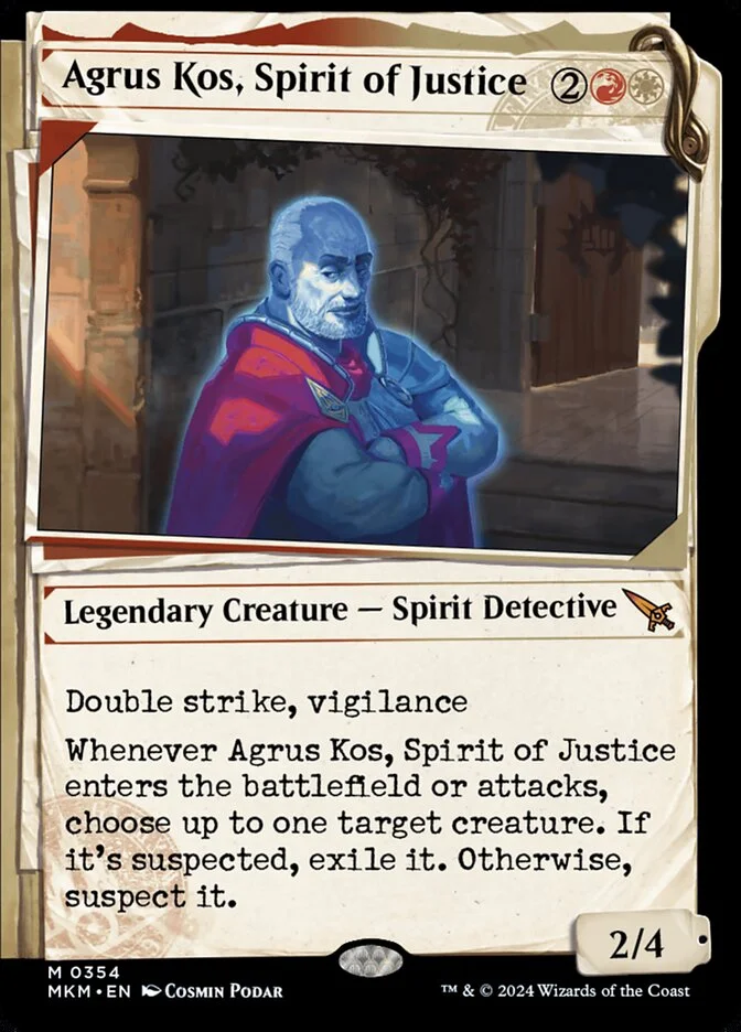 Agrus Kos, Spirit of Justice 「MKM/354」「EN」