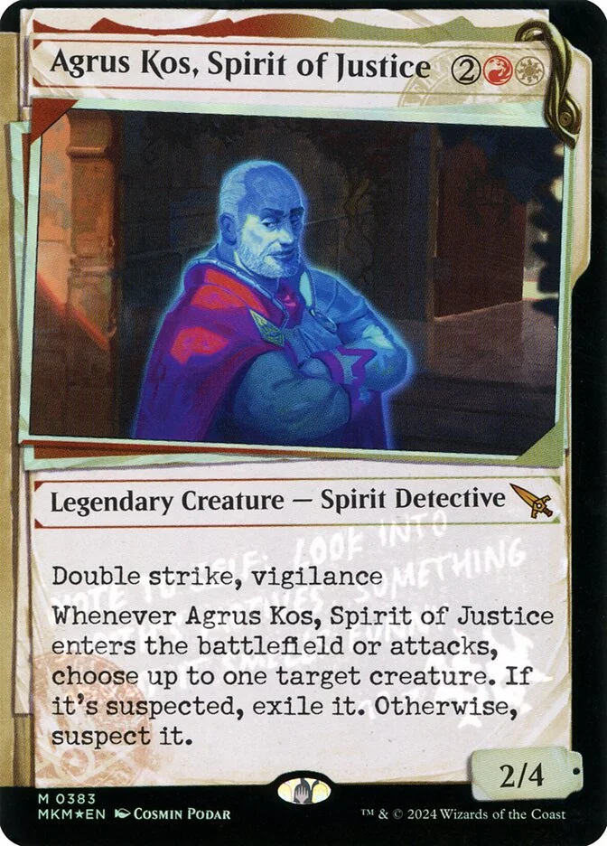 Agrus Kos, Spirit of Justice 「MKM/383」「EN」