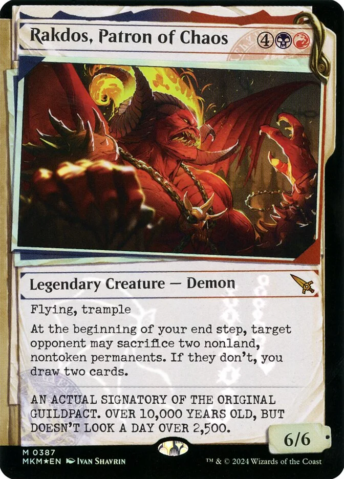 Rakdos, Patron of Chaos 「MKM/387」「EN」