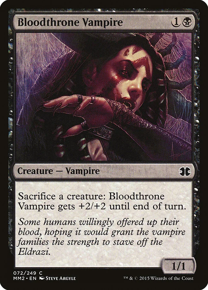 Bloodthrone Vampire 「MM2/72」「EN」
