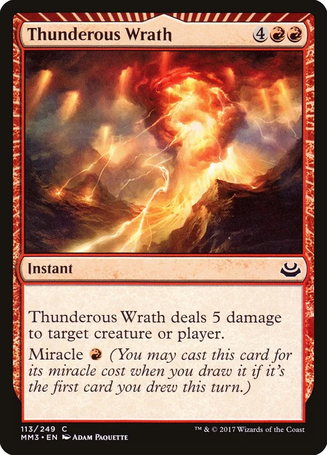 Thunderous Wrath 「MM3/113」「EN」