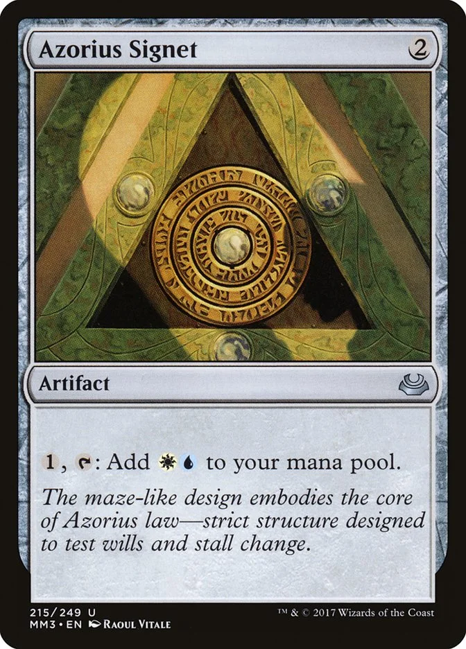 Azorius Signet 「MM3/215」「EN」