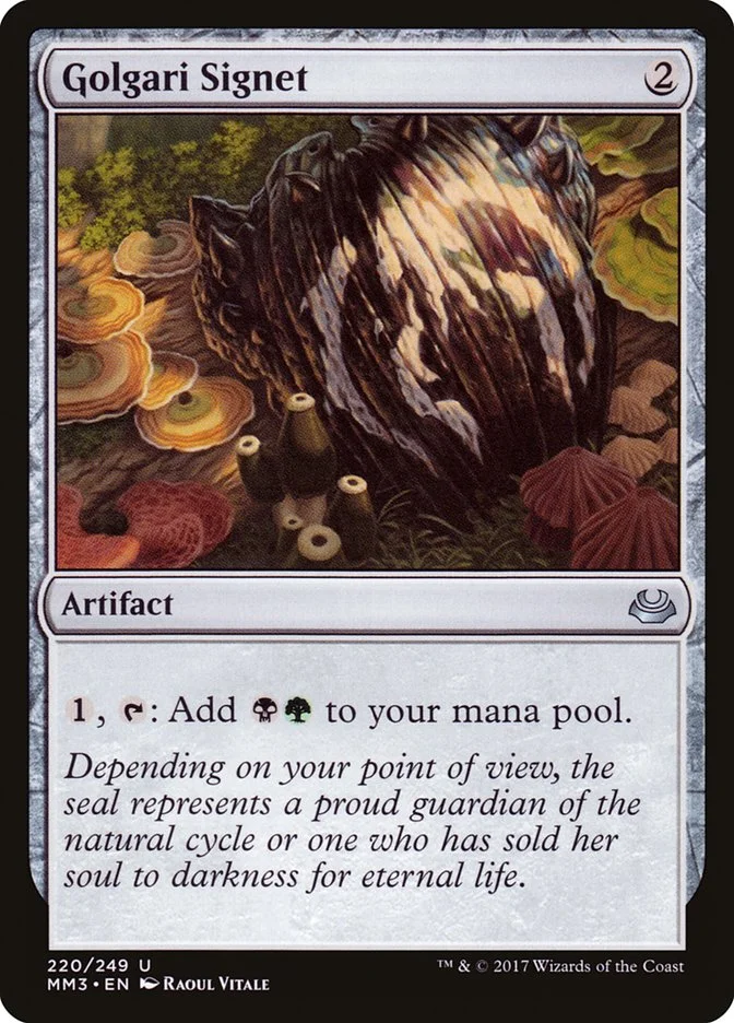 Golgari Signet 「MM3/220」「EN」
