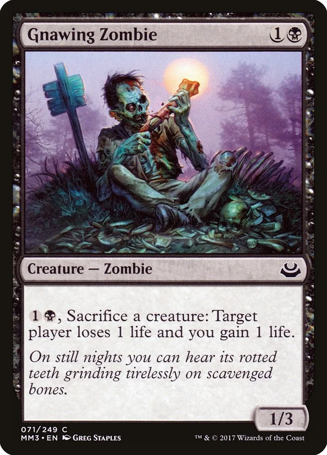 Gnawing Zombie 「MM3/71」「EN」
