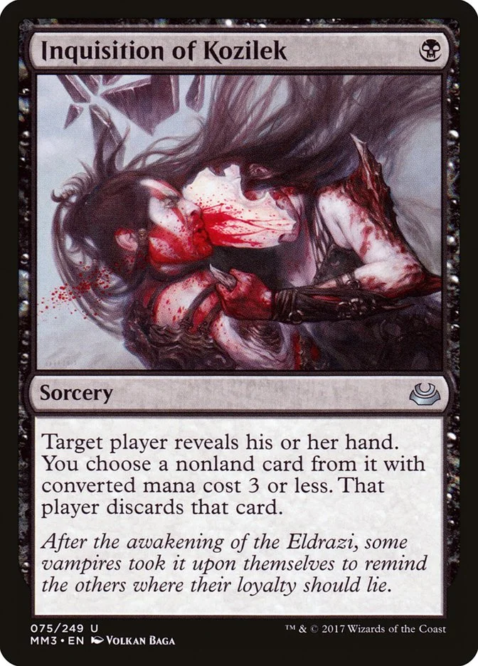 Inquisition of Kozilek 「MM3/75」「EN」