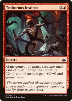 Traitorous Instinct #114 · Magic: The Gathering
