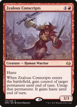 Zealous Conscripts #116 · Magic: The Gathering