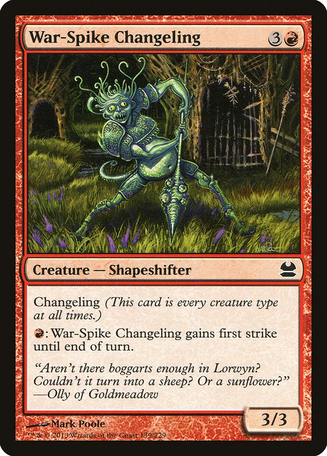 War-Spike Changeling 「MMA/139」「EN」