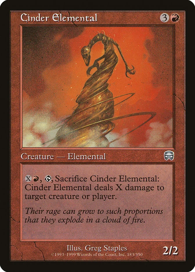 Cinder Elemental 「MMQ/183」「EN」