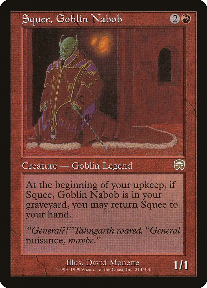Squee, Goblin Nabob 「MMQ/214」「EN」