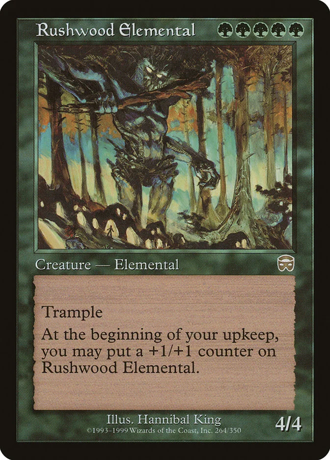 Rushwood Elemental 「MMQ/264」「EN」