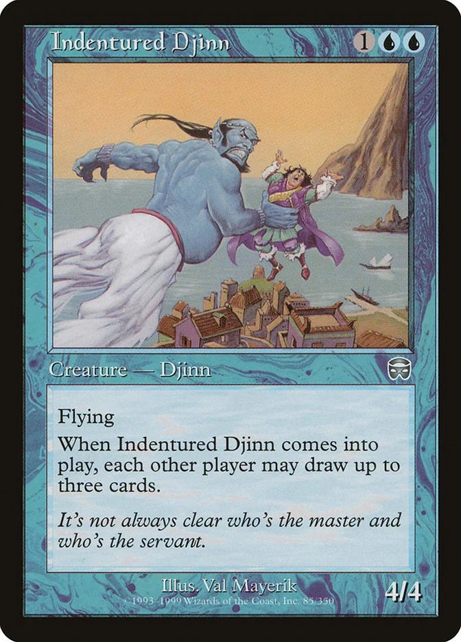 Indentured Djinn 「MMQ/85」「EN」
