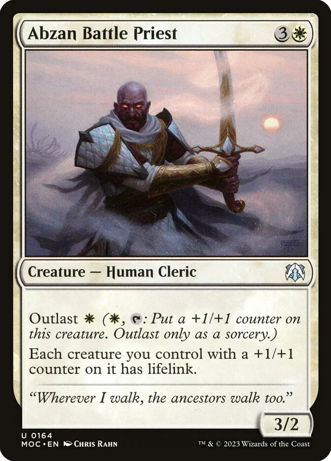 Abzan Battle Priest 「MOC/164」「EN」