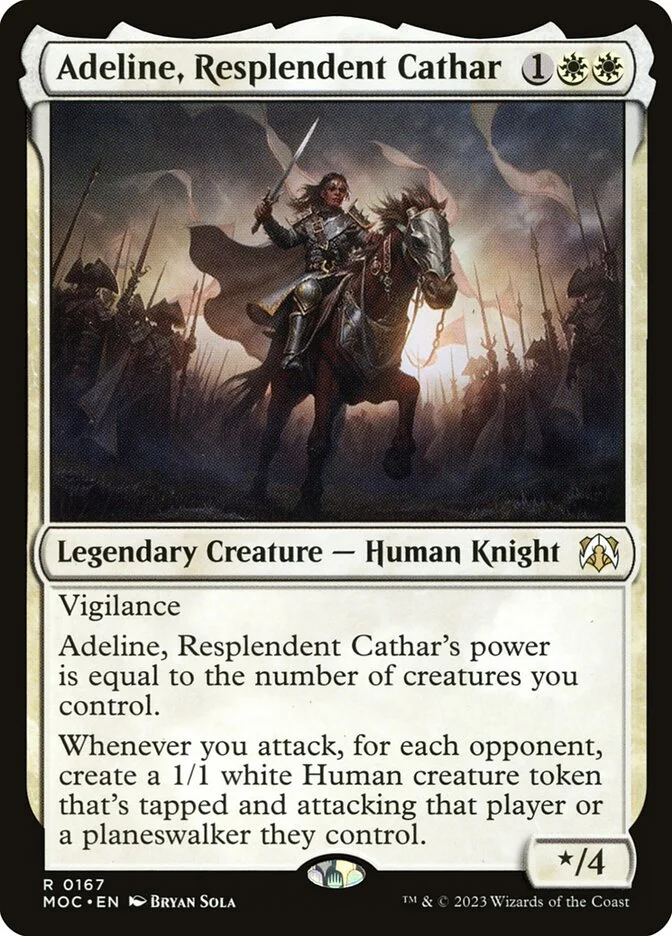 Adeline, Resplendent Cathar 「MOC/167」「EN」