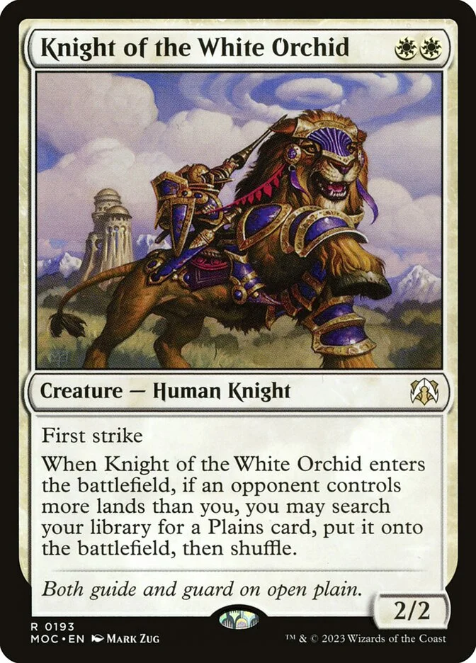 Knight of the White Orchid 「MOC/193」「EN」