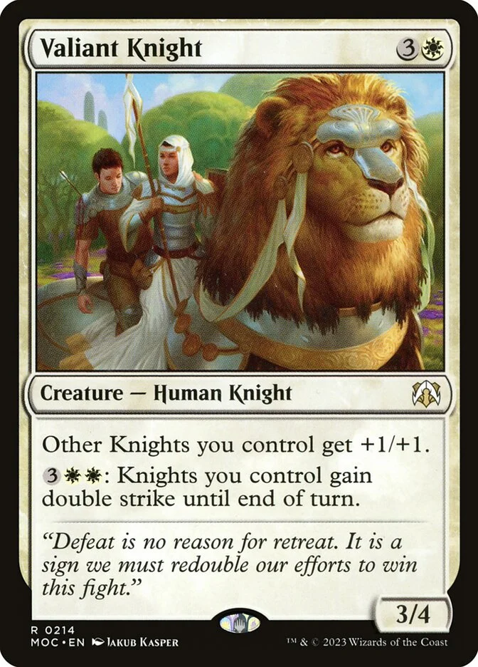 Valiant Knight 「MOC/214」「EN」