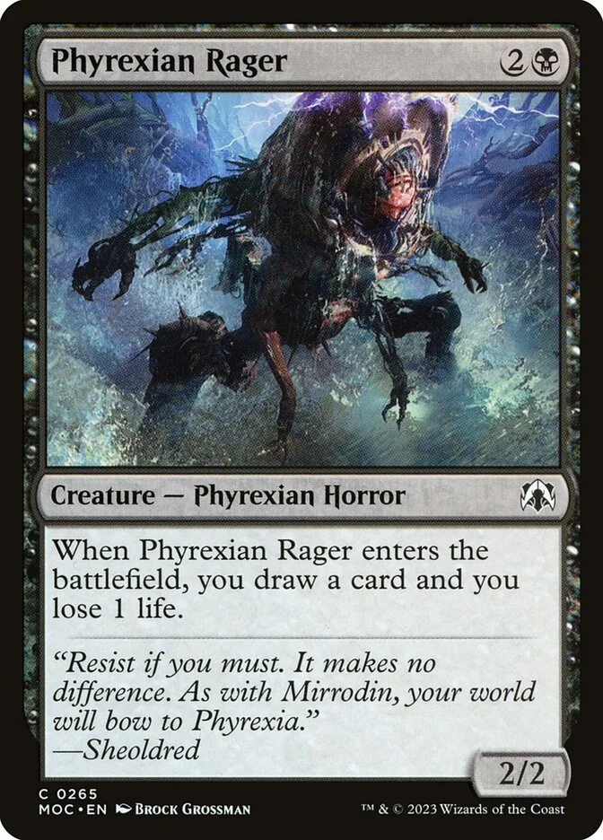 Phyrexian Rager 「MOC/265」「EN」