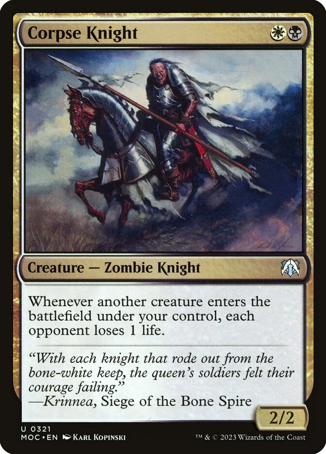 Corpse Knight 「MOC/321」「EN」