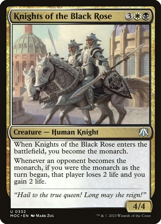 Knights of the Black Rose 「MOC/332」「EN」