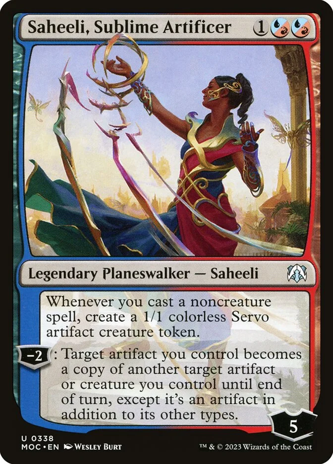 Saheeli, Sublime Artificer 「MOC/338」「EN」