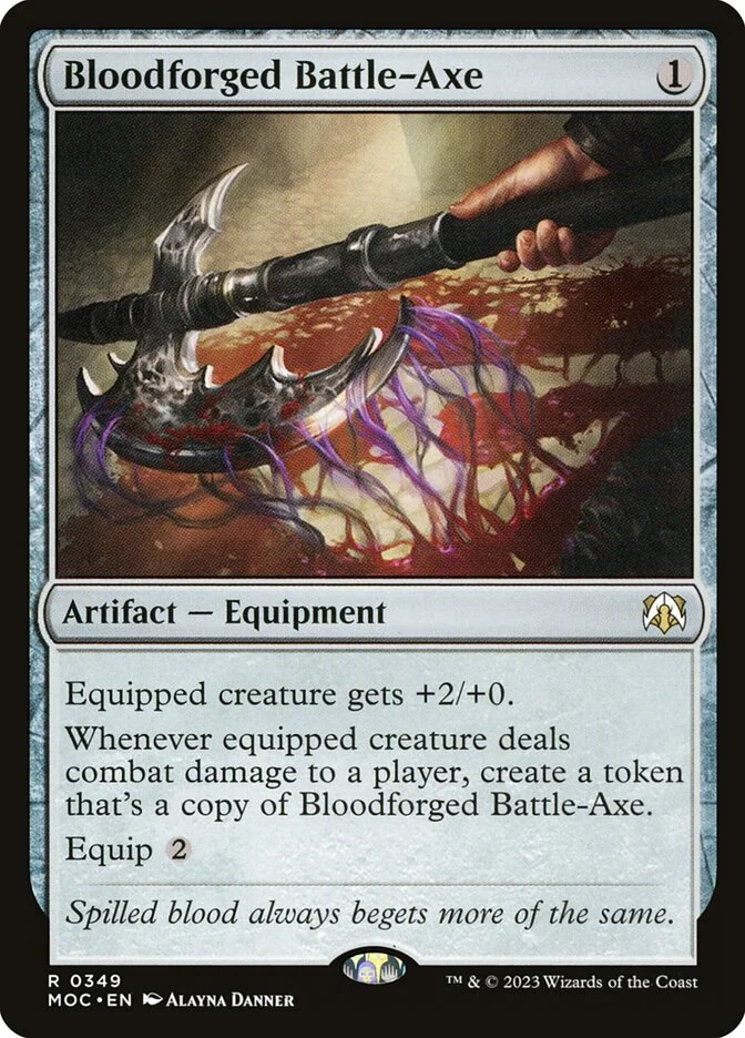 Bloodforged Battle-Axe 「MOC/349」「EN」
