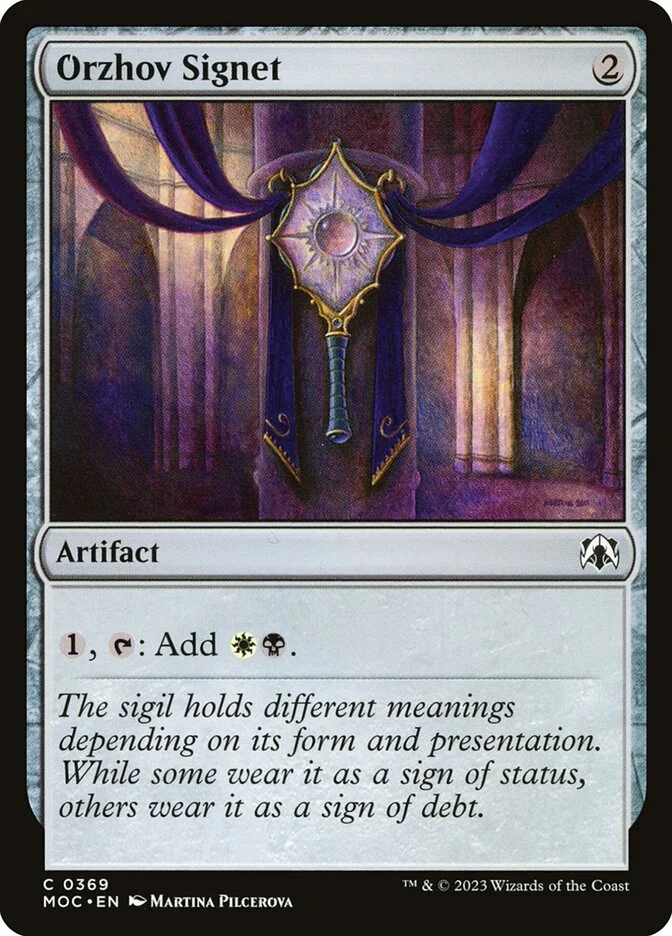 Orzhov Signet 「MOC/369」「EN」