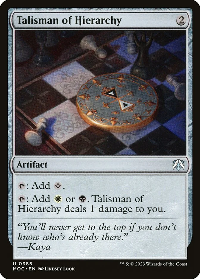 Talisman of Hierarchy 「MOC/385」「EN」
