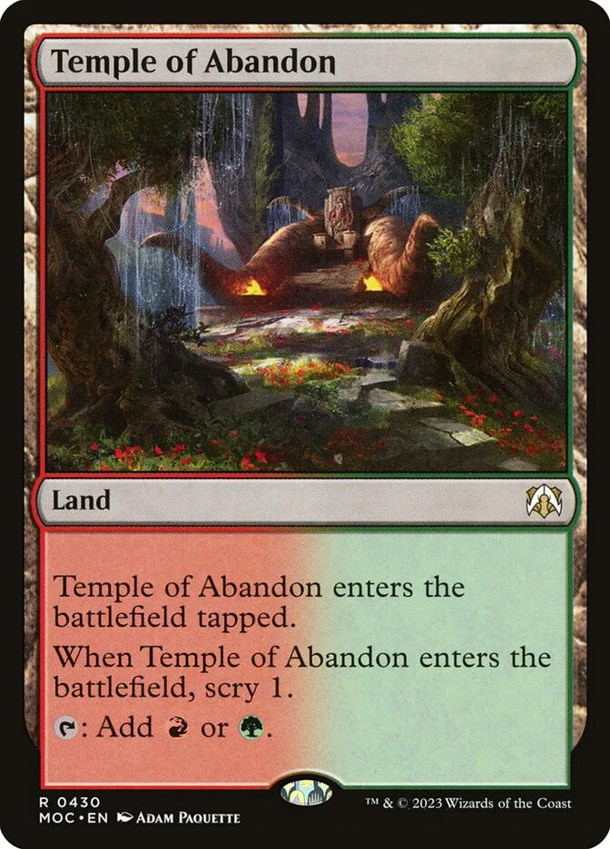 Temple of Abandon 「MOC/430」「EN」